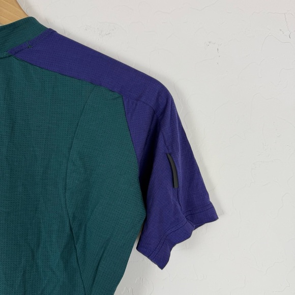 Velocio Men’s Micromodal Cycling Jersey With Pockets Deep Sea Zipperless - Picture 9 of 10